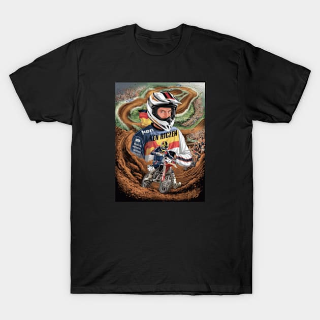 Ken Roczen:Motocross T-Shirt by CustomCraze